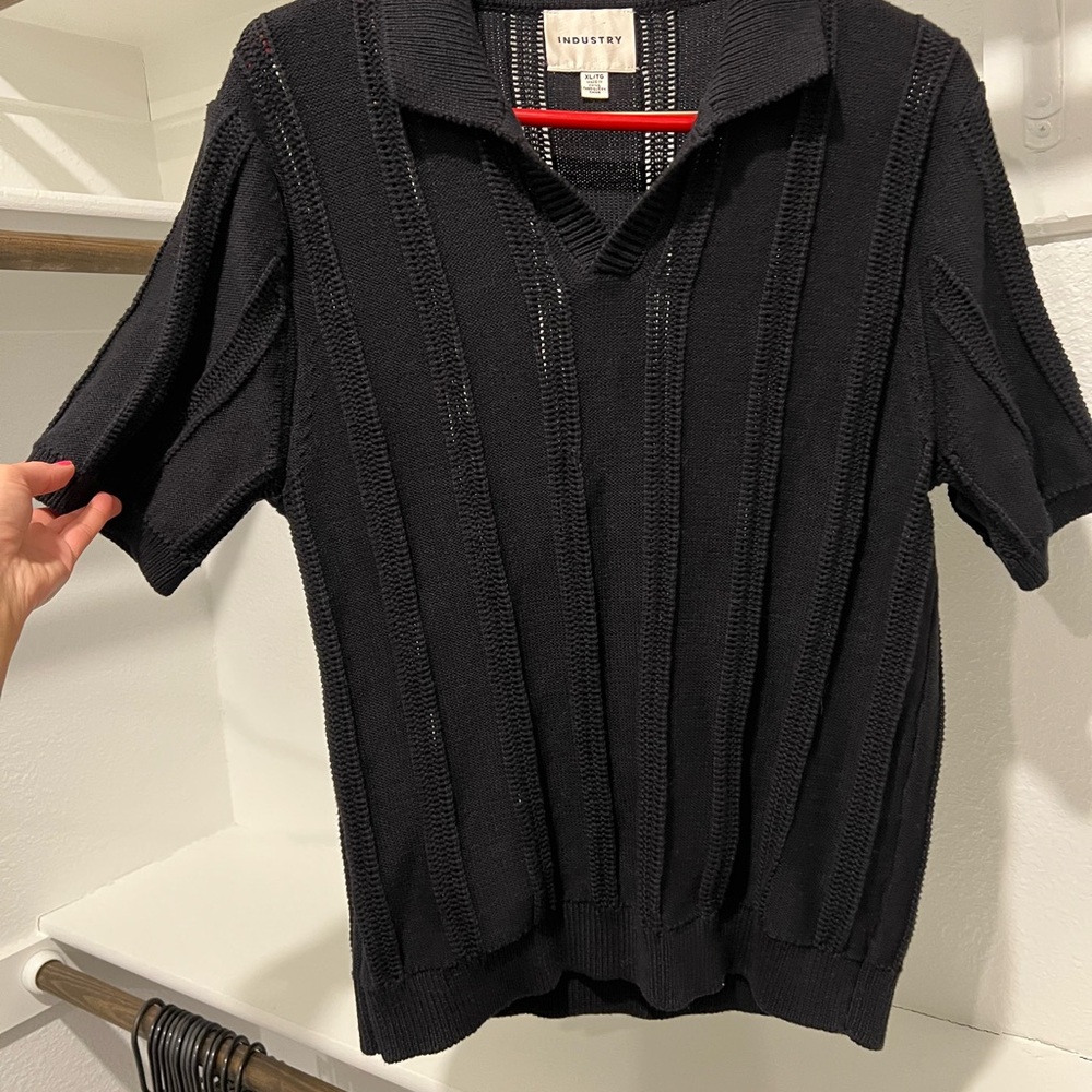 Industry Black Men's Polo Shirt